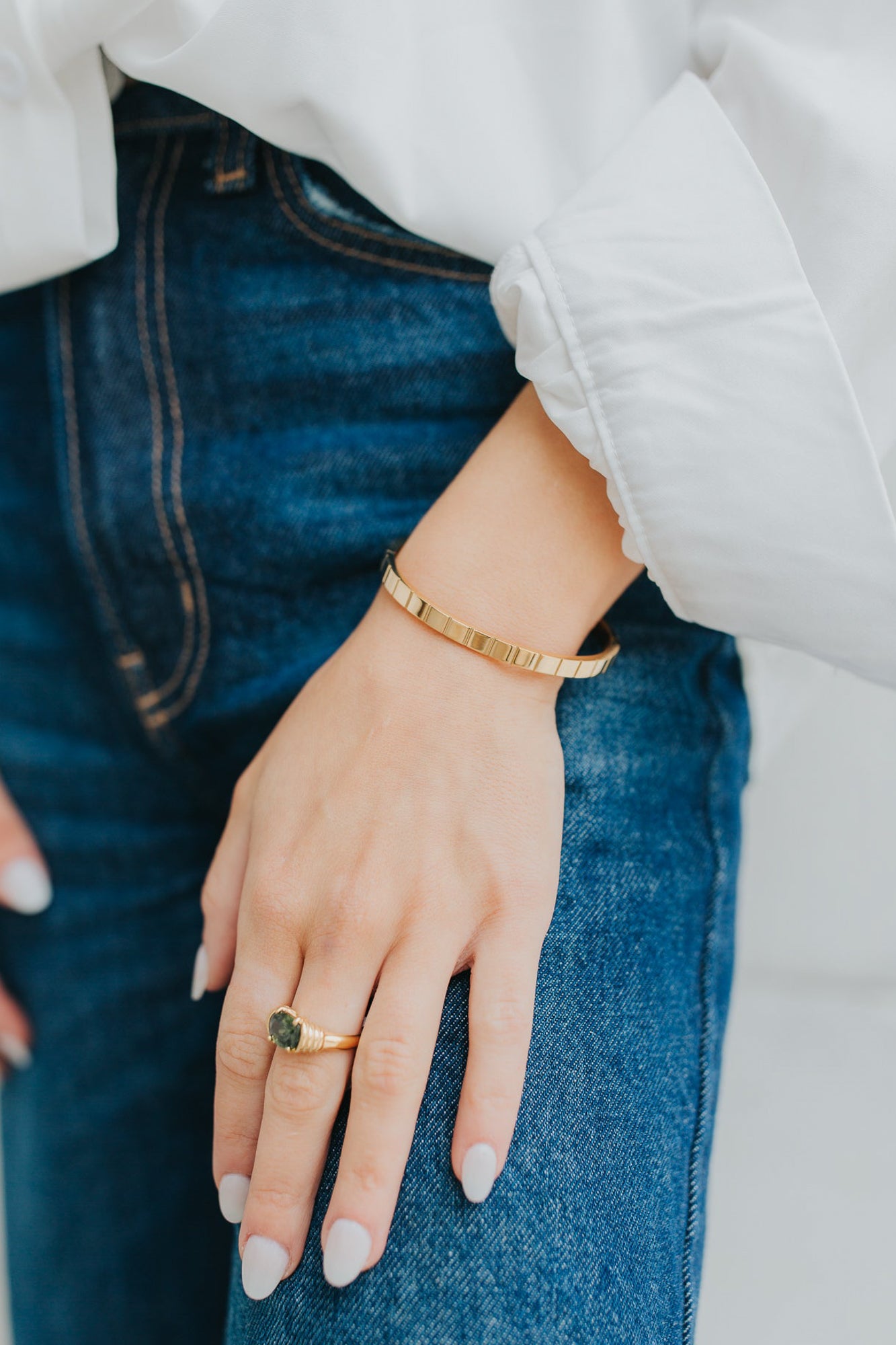 The Maddie Ring in Emerald - Image 4