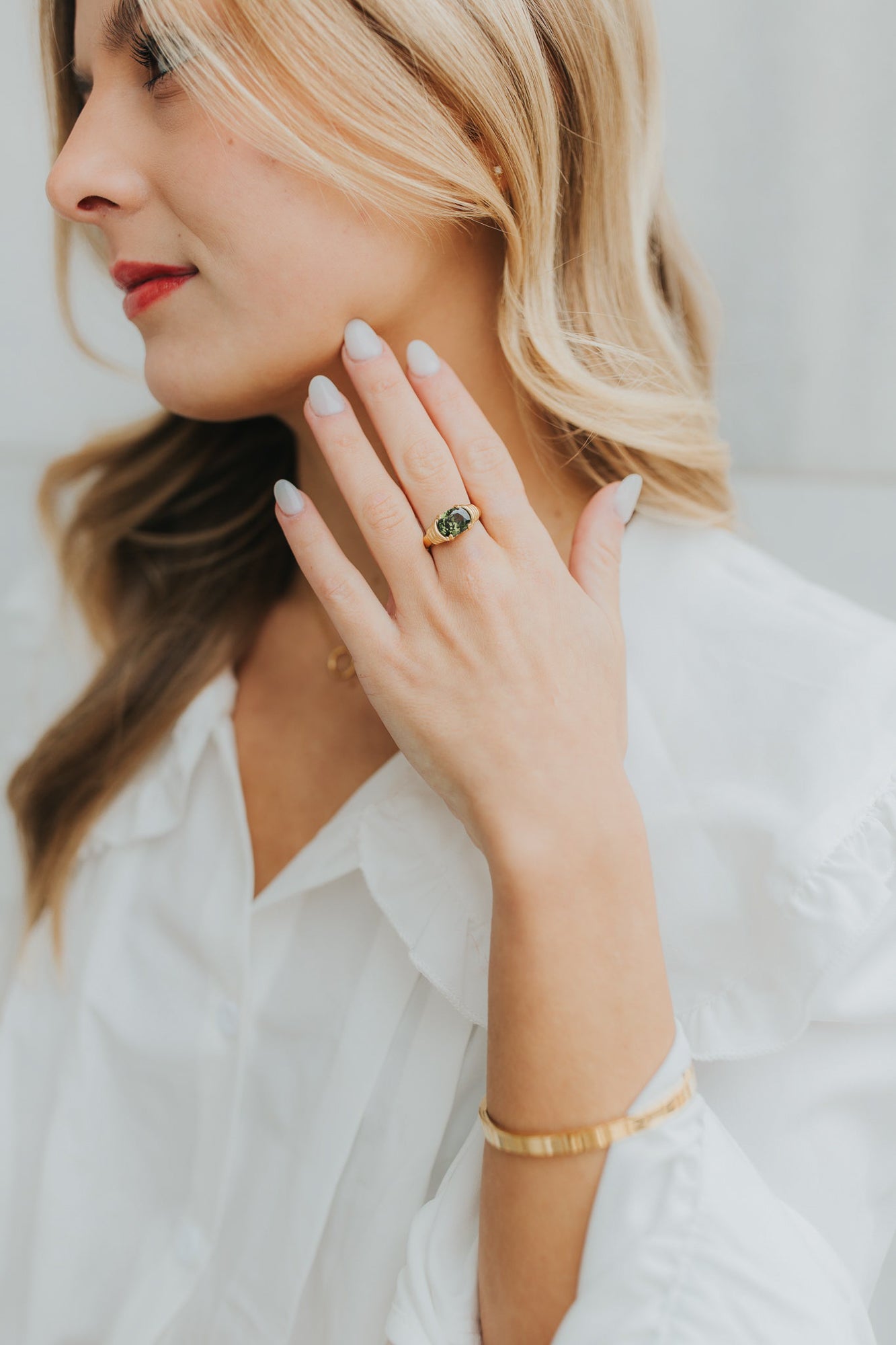 The Maddie Ring in Emerald - Image 7