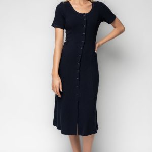 Océane Midi Dress | Navy