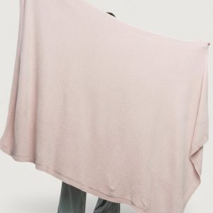 Chrissy Throw Blanket | Pale Blush