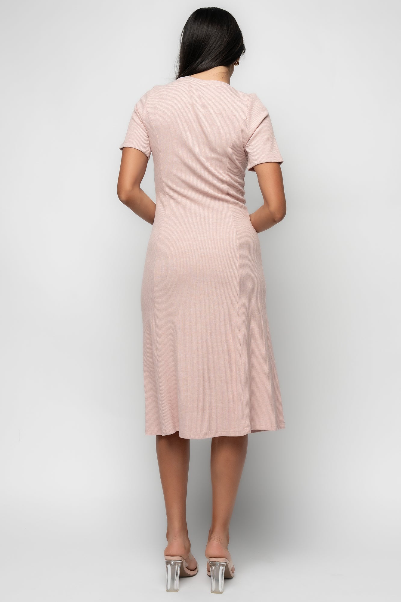 Océane Midi Dress | Blush - Image 2