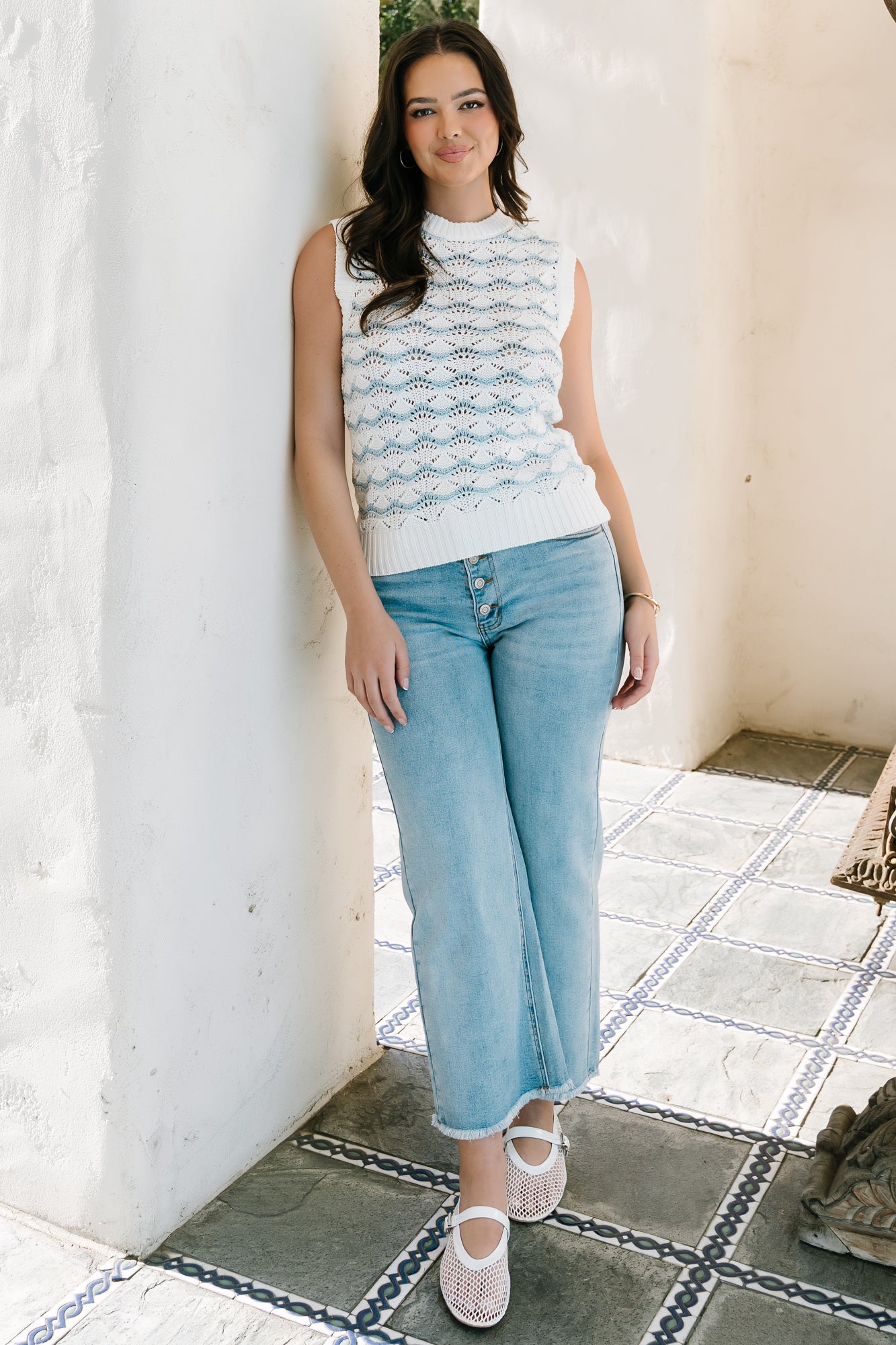 Brody High Rise Wide Leg Jeans | Light Wash - Image 5