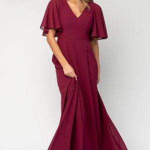Valetta Maxi Dress | Wine