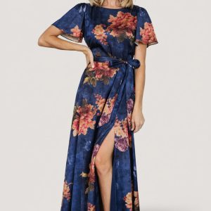 Colina Maxi Dress | Navy Floral