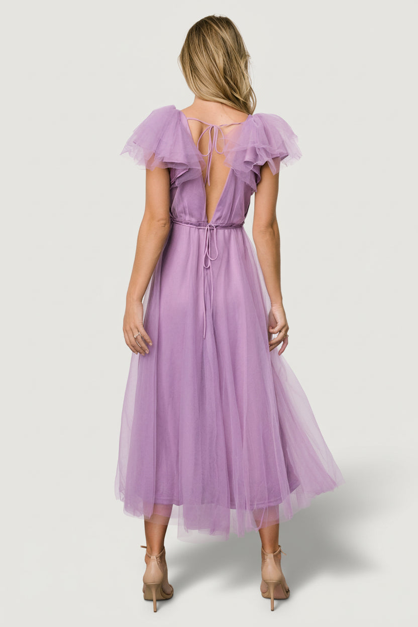 Annabella Tulle Dress | Lavender - Image 7