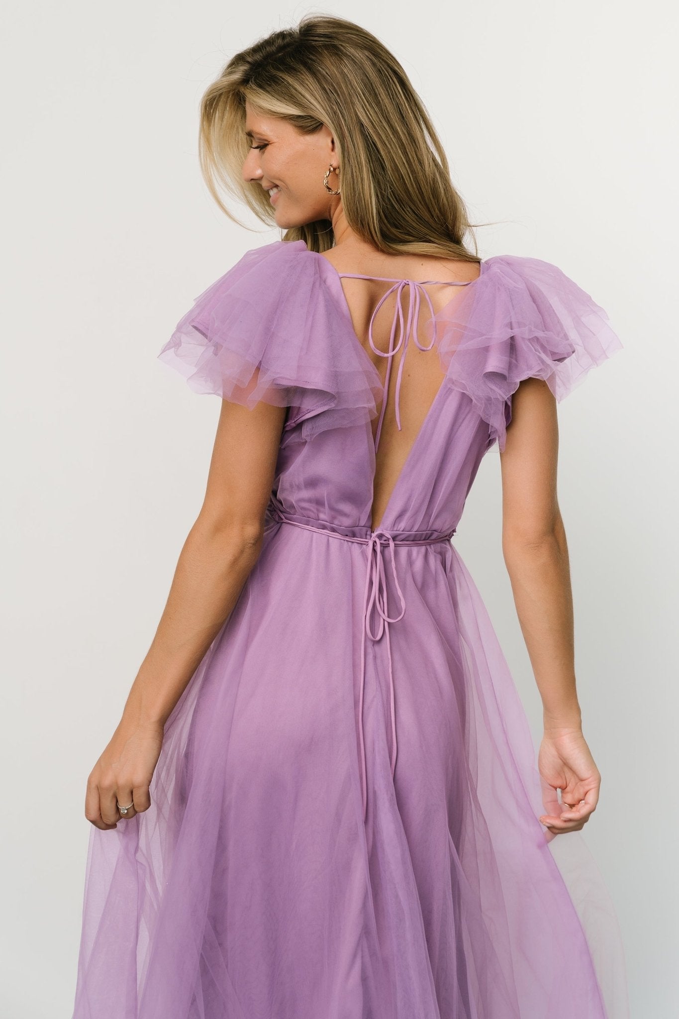 Annabella Tulle Dress | Lavender - Image 3