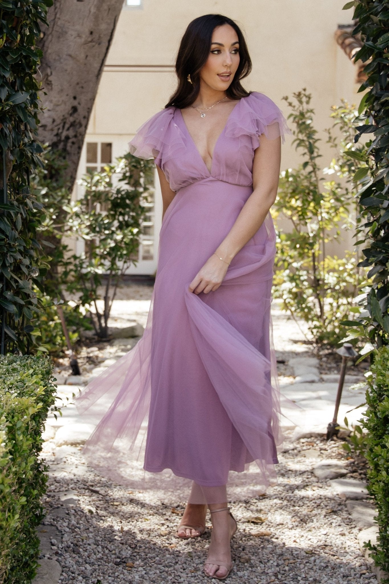 Annabella Tulle Dress | Lavender - Image 6