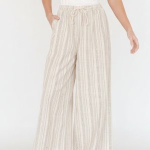 Antale Pants | Natural Multi Stripe