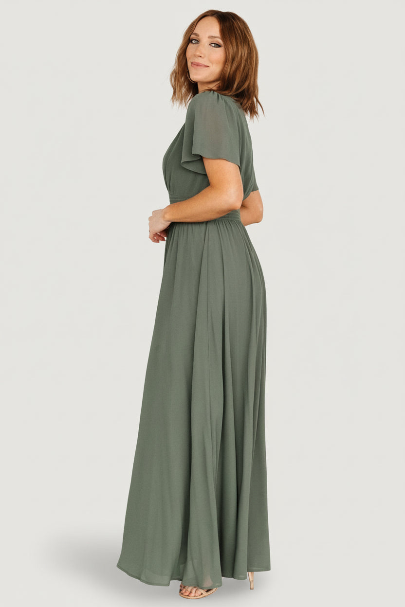 Birdie Maxi Dress | Dark Sage - Image 4