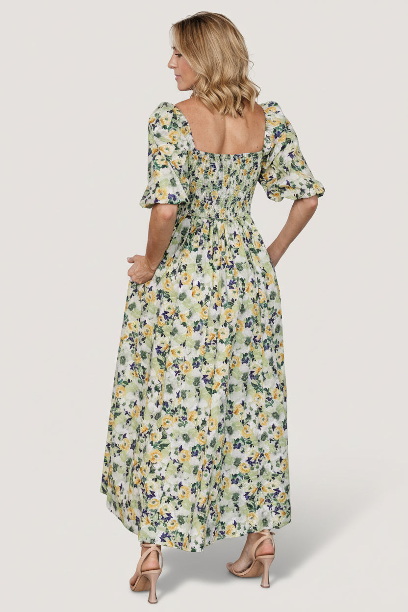 Brielle Maxi Dress | Green Floral - Image 5