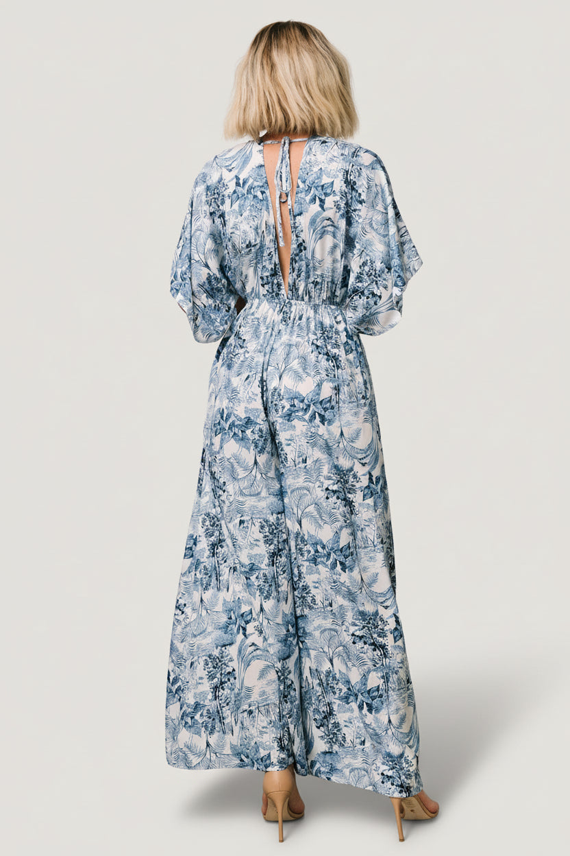 Byron Jumpsuit | Blue Print - Image 6
