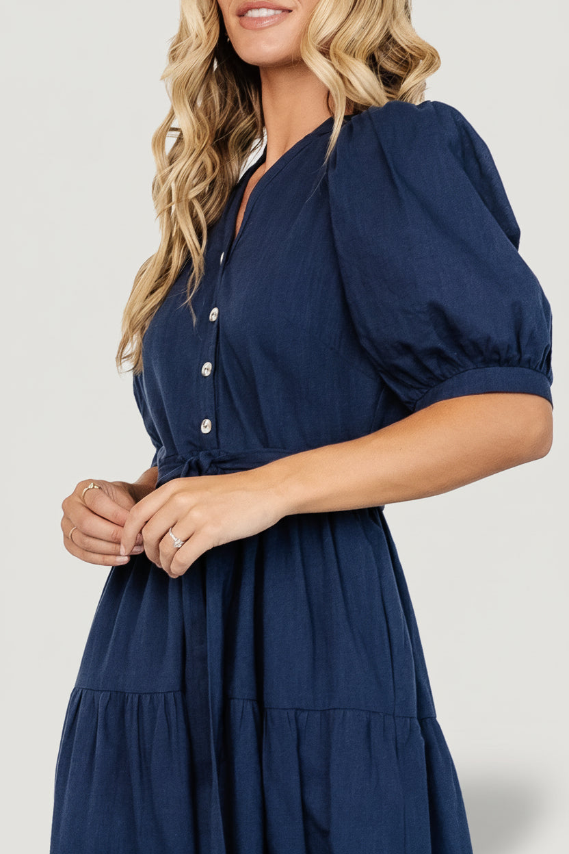 Camille Maxi Dress | Navy - Image 3