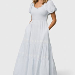 Carrington Maxi Dress | Light Blue