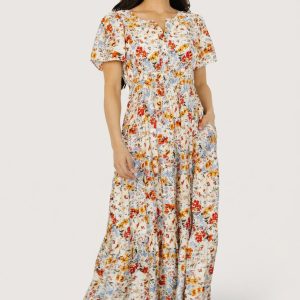 Claudia Maxi Dress | Multi Floral