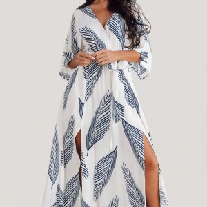 Corinth Maxi Dress | Navy Print