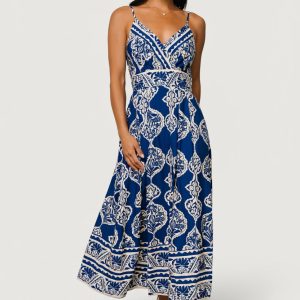Delia Midi Dress | Blue Print