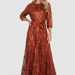 Destiny Sequin Maxi Dress | Cinnamon