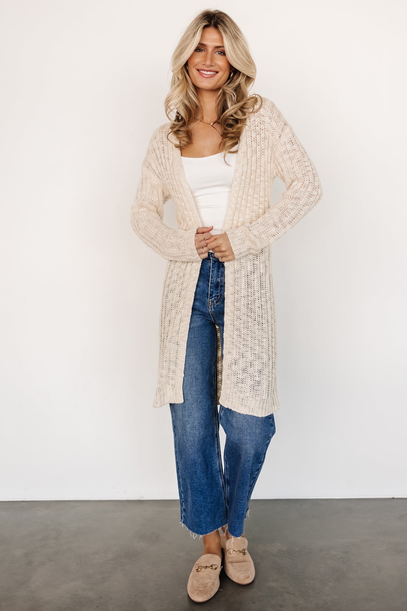 Devman Knit Cardigan | Cream - Image 2