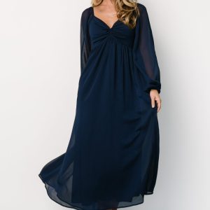 Dione Midi Dress | Navy