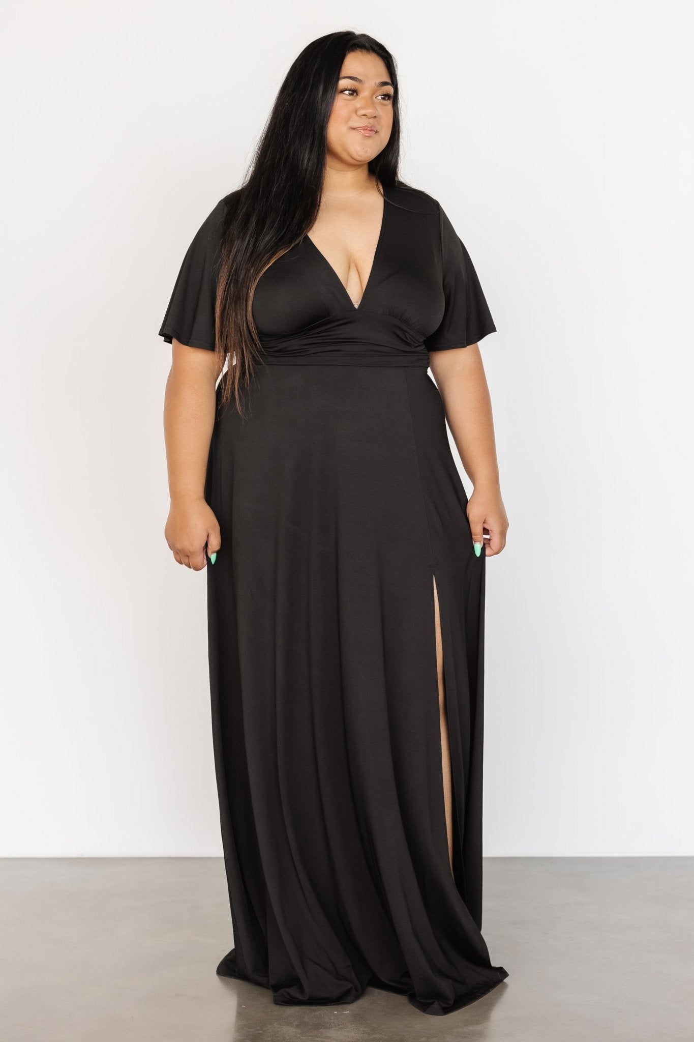 Emberly Maxi Dress | Black - Image 4
