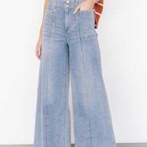 Emmi Mid Rise Wide Leg Jeans | Medium Wash