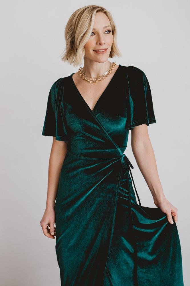 Fabric Swatch - Meghan Velvet | Emerald - Image 2