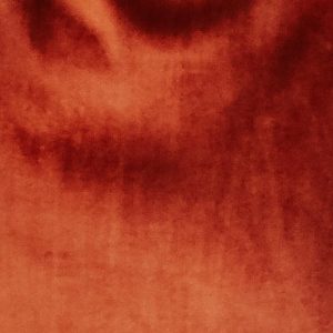 Fabric Swatch - Meghan Velvet | Rust