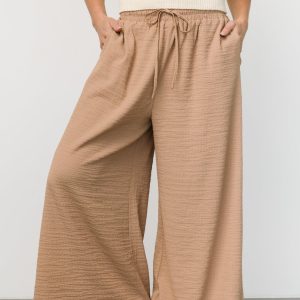 Florence Textured Pants | Beige