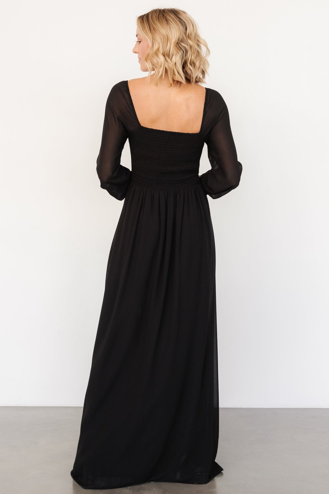 Giselle Maxi Dress | Black - Image 4