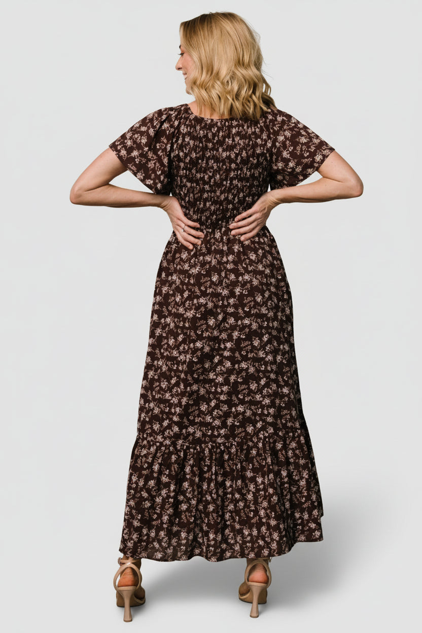 Joanie Smocked Dress | Clove Floral - Image 6