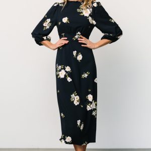 Karalie Maxi Dress | Navy Floral