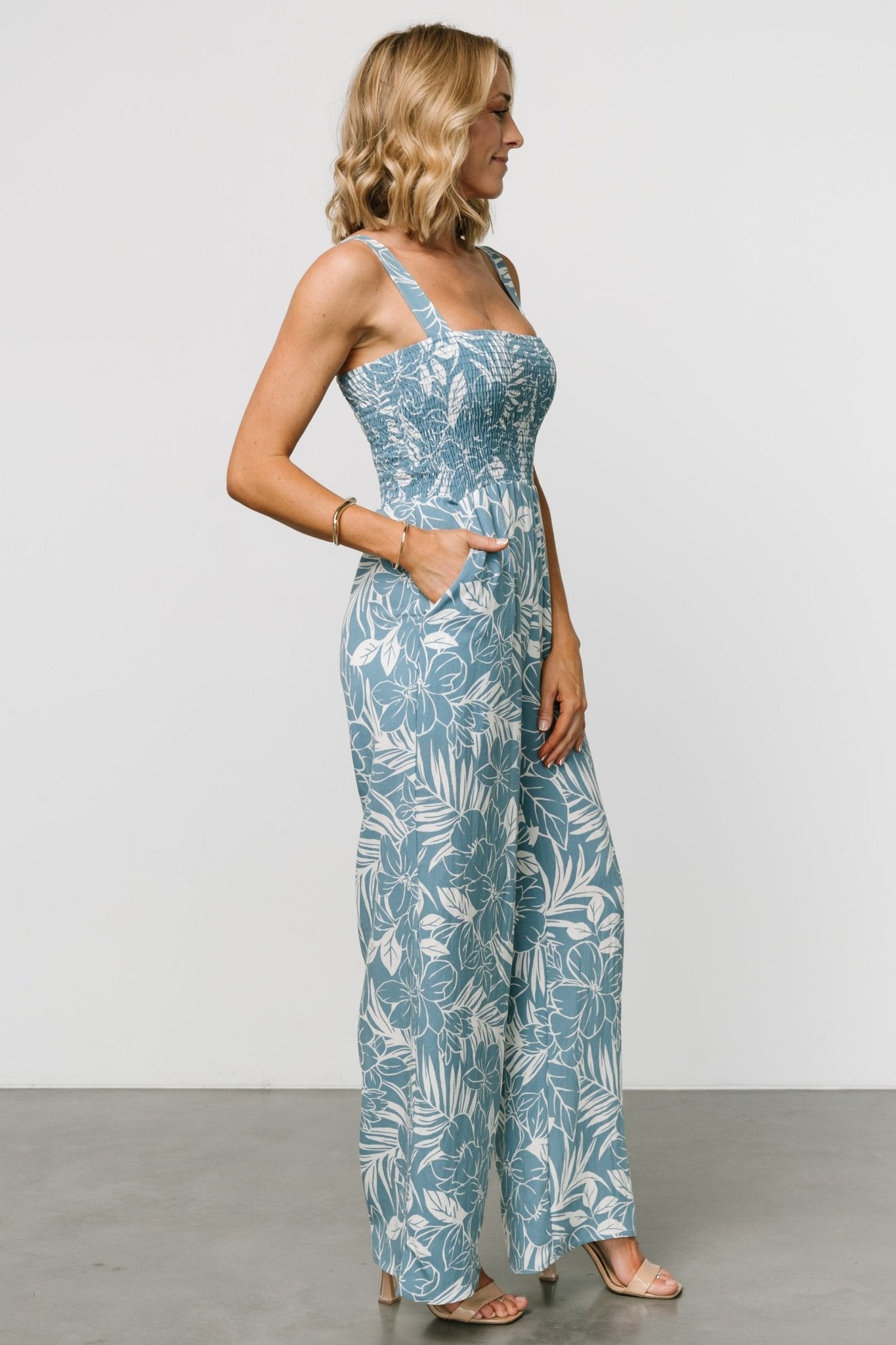 Keely Tank Jumpsuit | Blue Print - Image 8