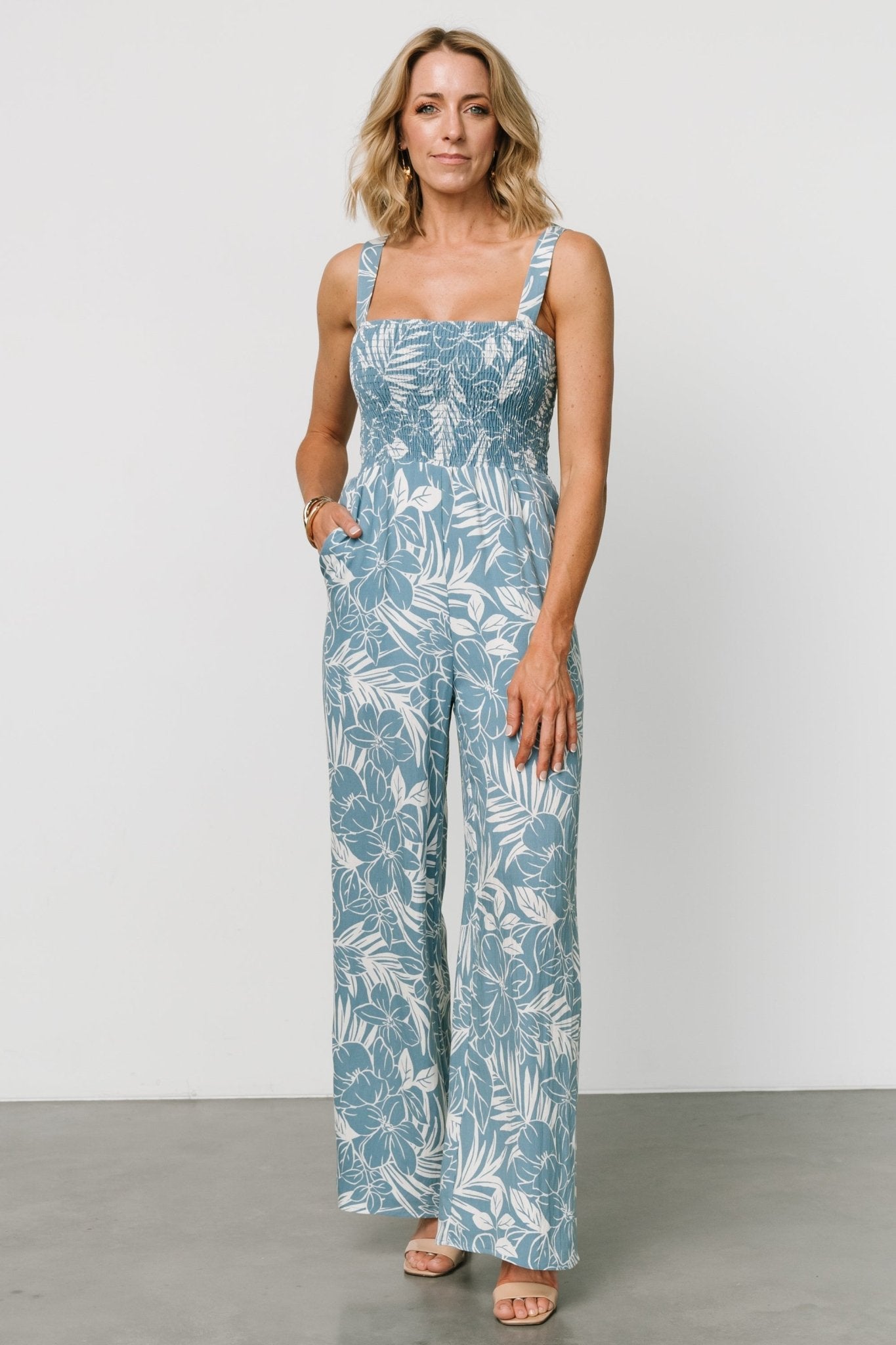 Keely Tank Jumpsuit | Blue Print - Image 7