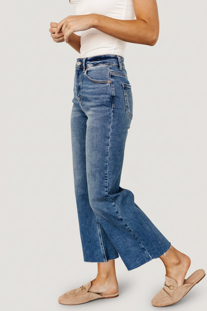 Kirby High Rise Wide Leg Jeans | Medium Wash - Image 7