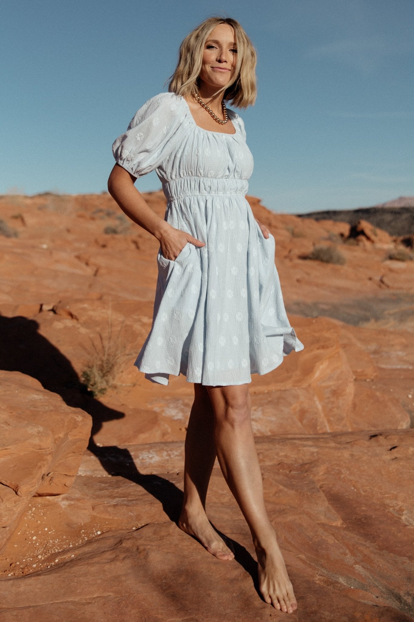 Lexington Short Dress | Blue - Image 2