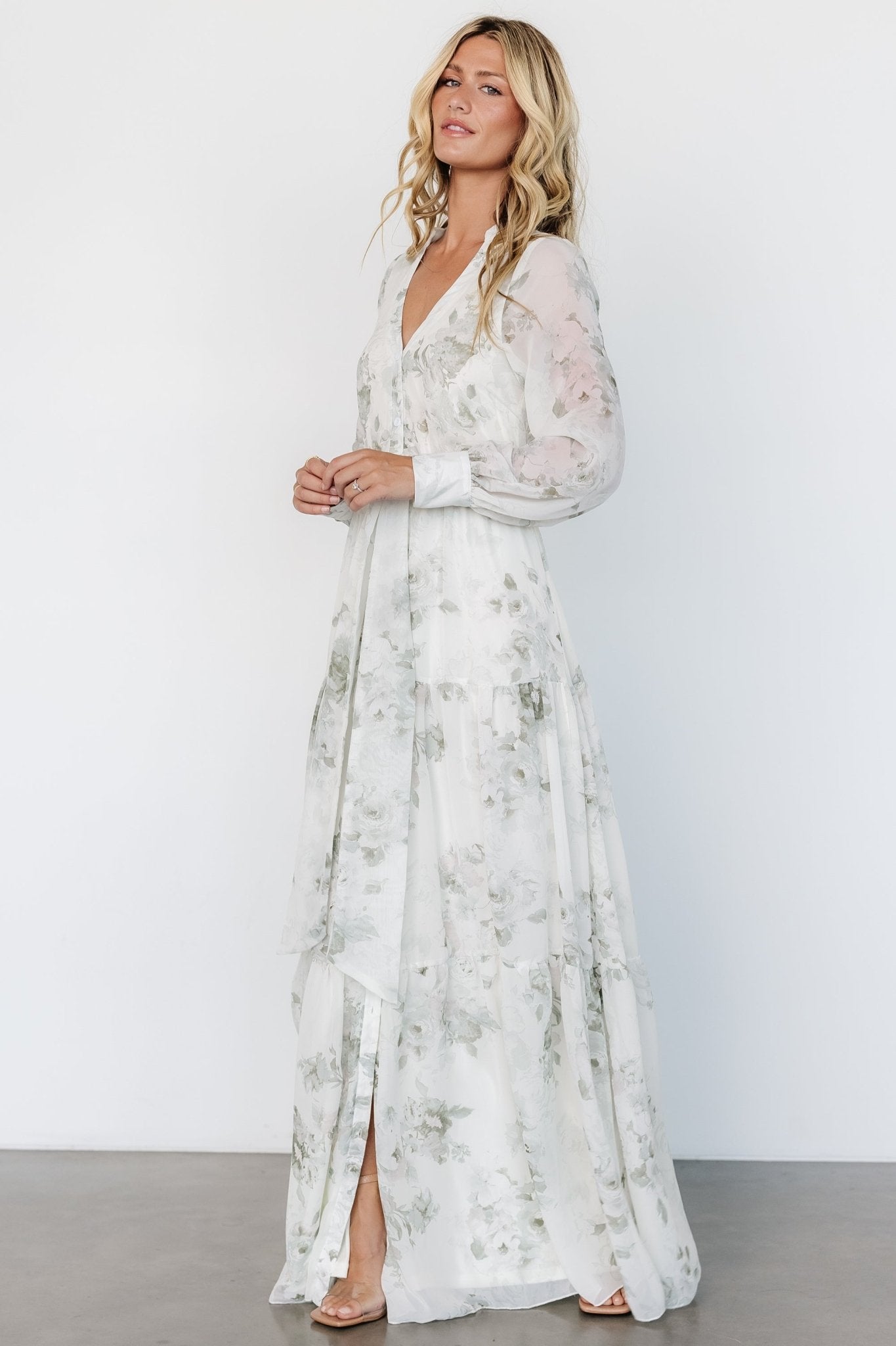 Lizette Maxi Dress | Sage Print - Image 6