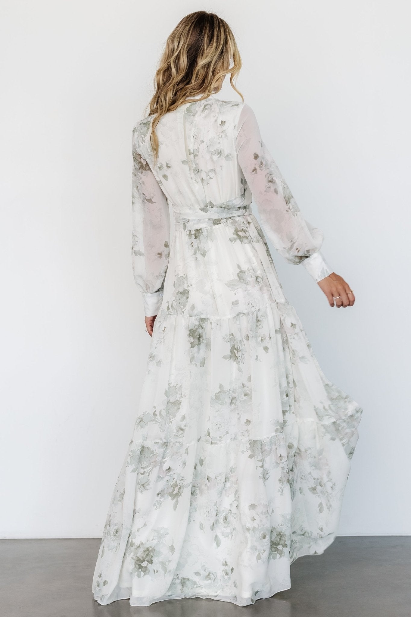 Lizette Maxi Dress | Sage Print - Image 4