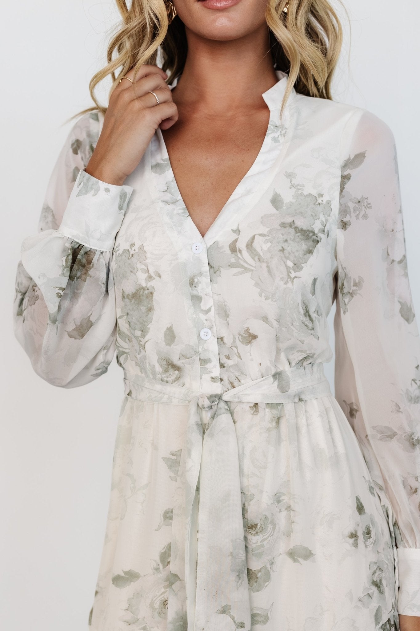 Lizette Maxi Dress | Sage Print - Image 2