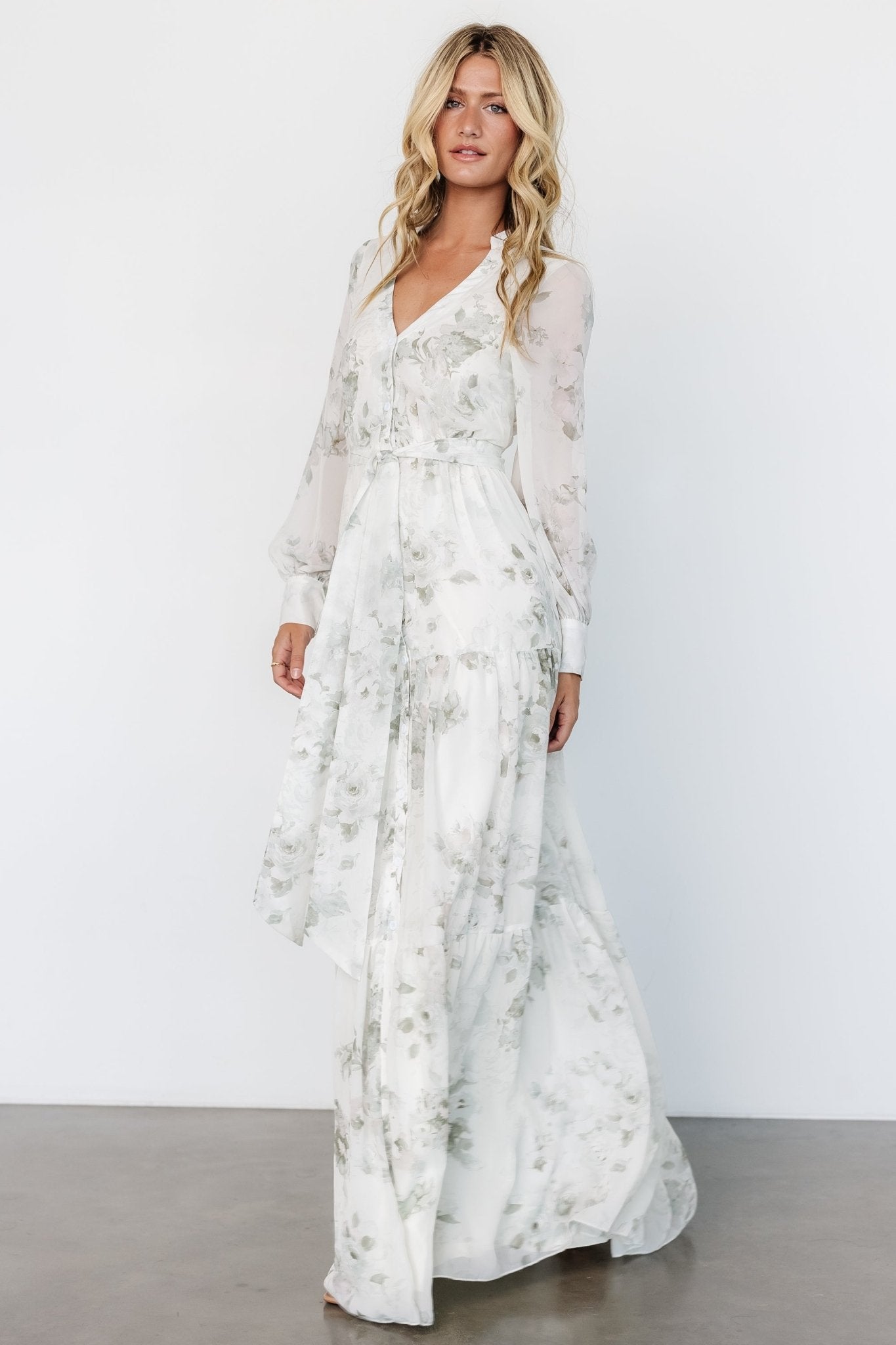 Lizette Maxi Dress | Sage Print - Image 5
