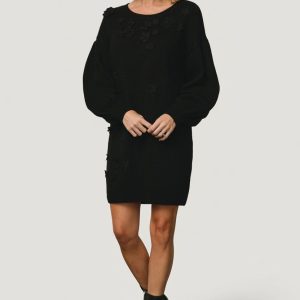 Margaux Sweater Dress | Black