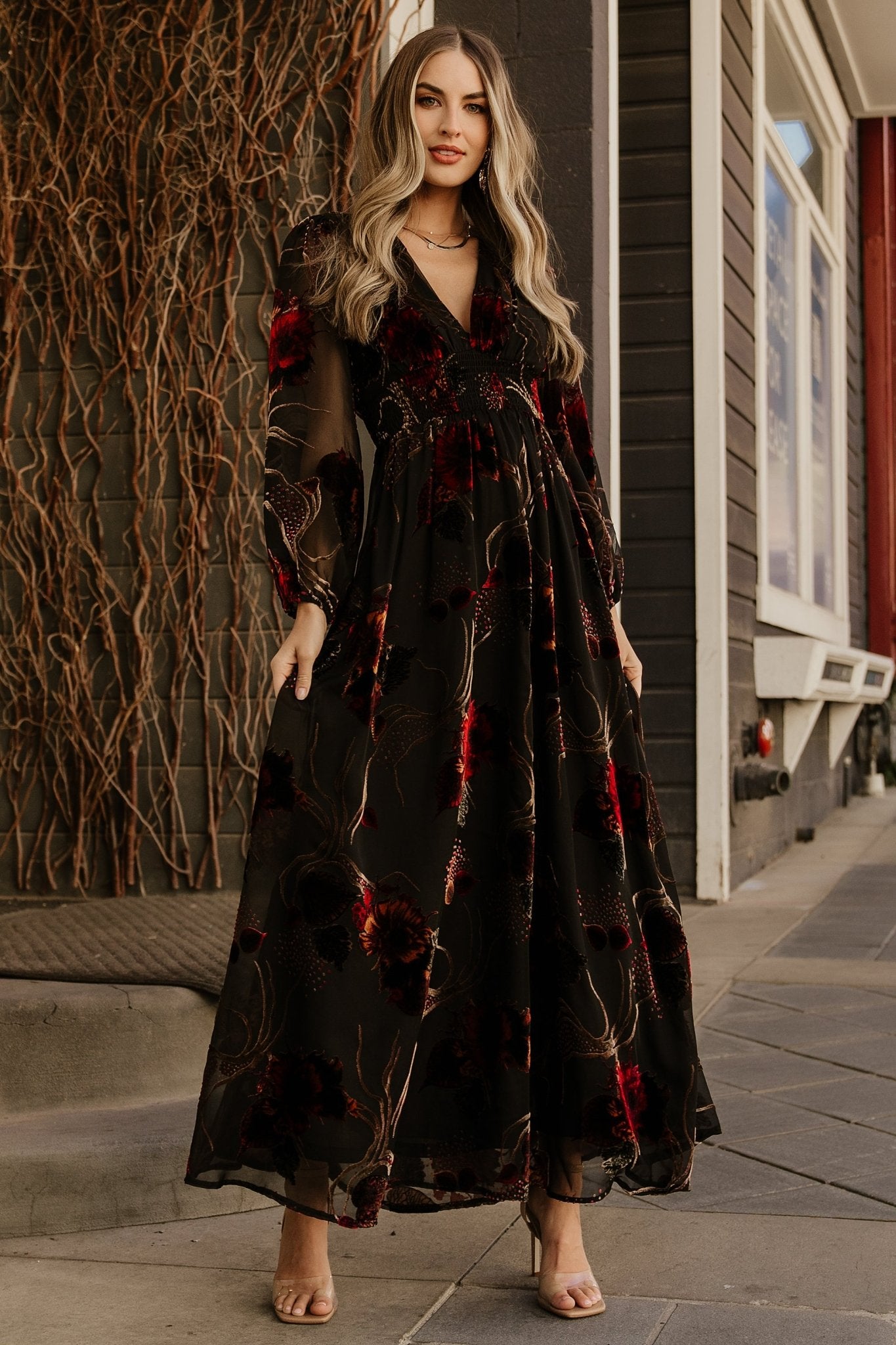 Mikla Maxi Dress | Black Multi - Image 6