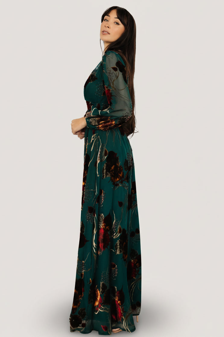 Mikla Maxi Dress | Jade Multi - Image 4