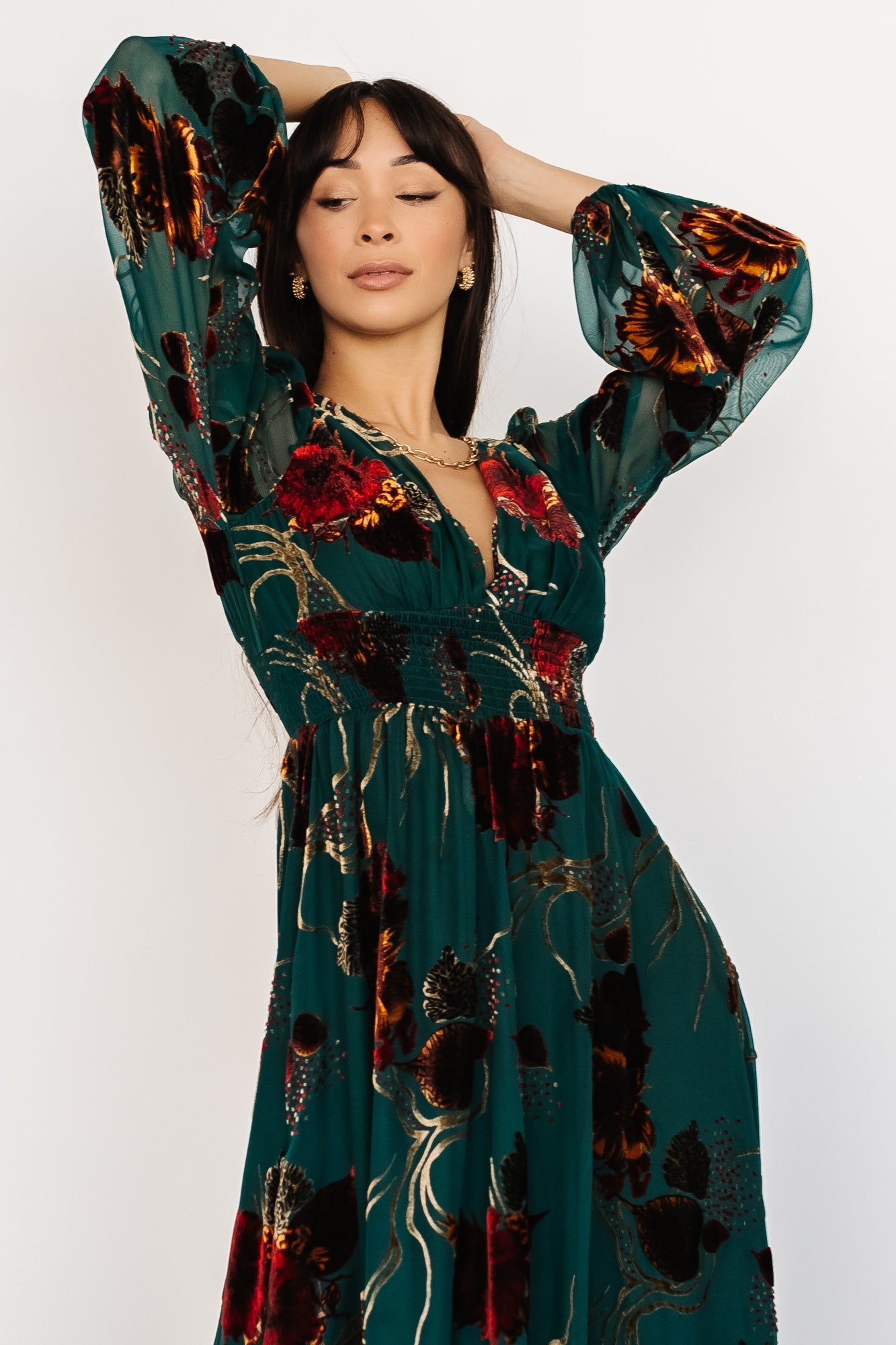 Mikla Maxi Dress | Jade Multi - Image 3