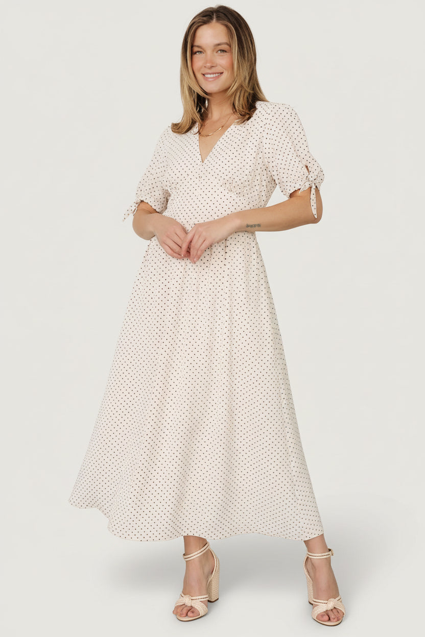 Millar Midi Dress | Natural + Black