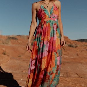 Miramar Maxi Dress | Multi Print