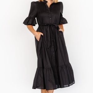 Mirielle Midi Dress | Black