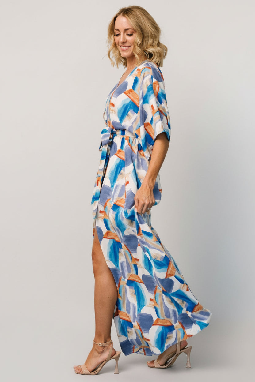 Morgan Maxi Dress | Blue Print - Image 4