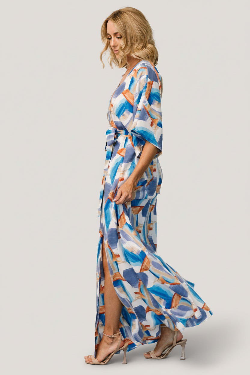 Morgan Maxi Dress | Blue Print - Image 9