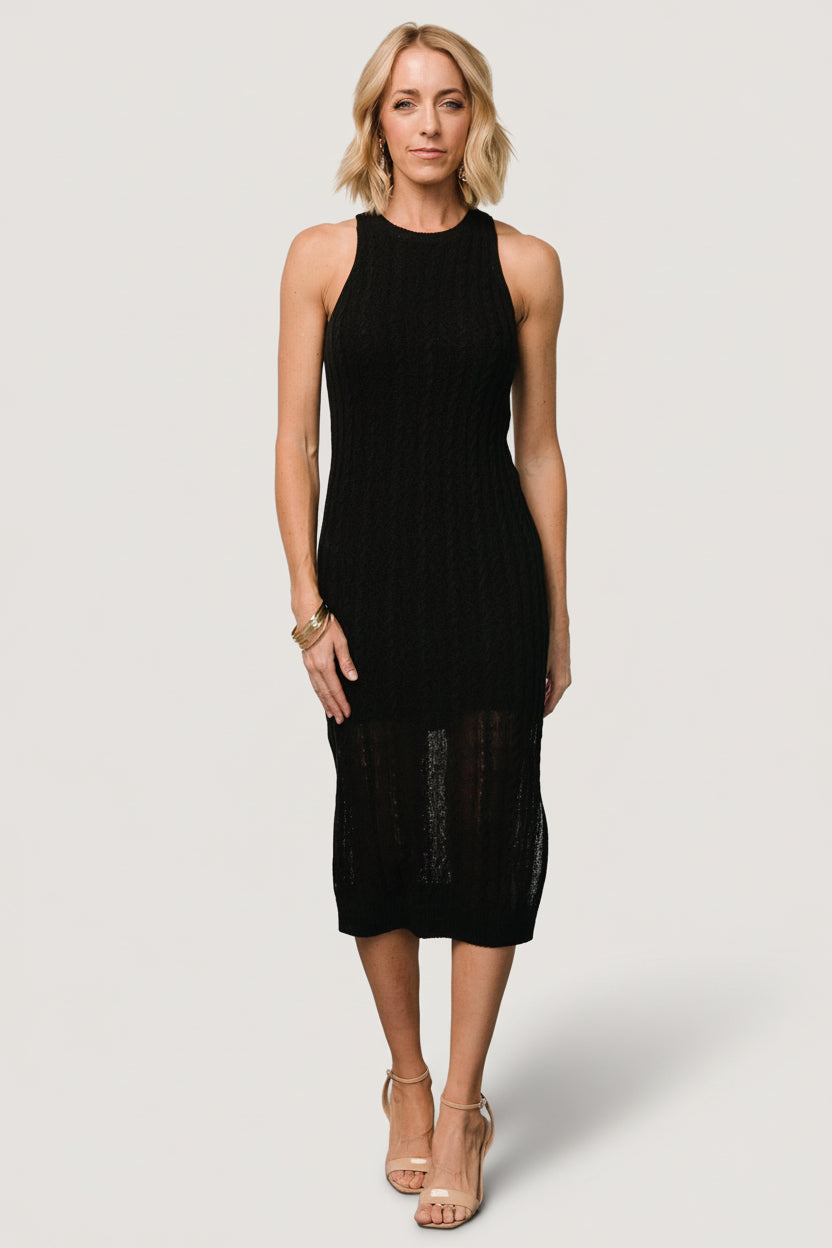 Nalani Knit Tank Dress | Black - Image 5