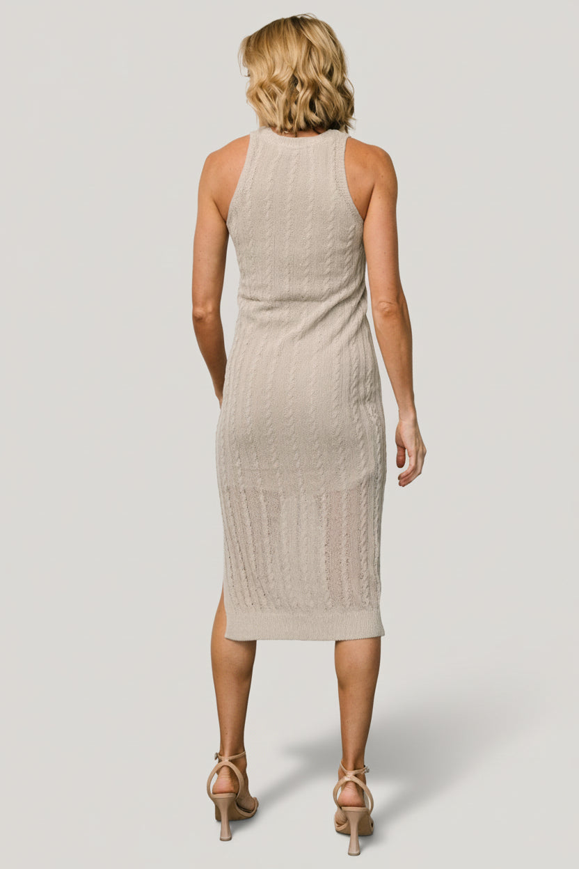 Nalani Knit Tank Dress | Stone - Image 5